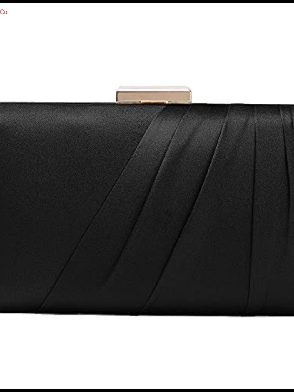 Pleated Satin Clutch Purse Women Wedding Bridal Evening Bag